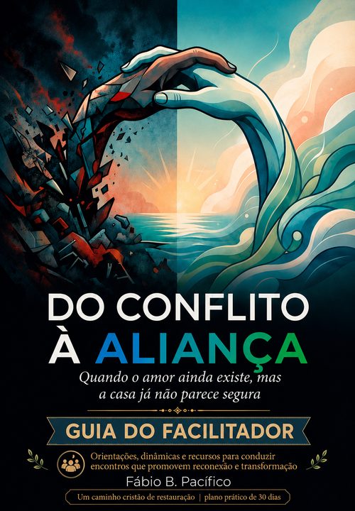Capa do Guia do Facilitador — curso Do Conflito à Aliança
