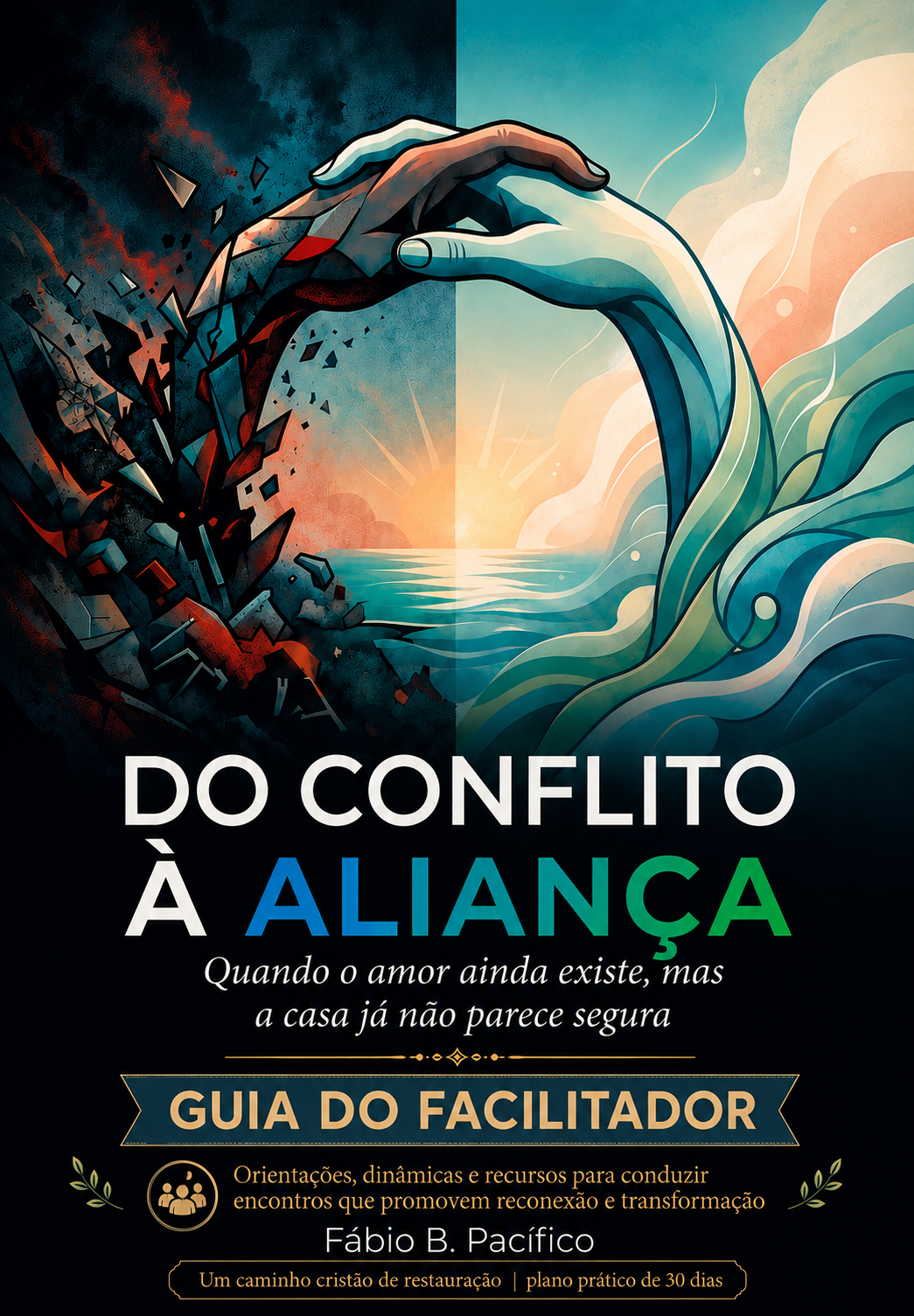 Capa do Guia do Facilitador — curso Do Conflito à Aliança